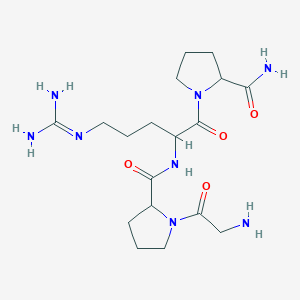 1-(2-aminoacetyl)-N-[1-(2-carbamoylpyrrolidin-1-yl)-5-(diaminomethylideneamino)-1-oxopentan-2-yl]pyrrolidine-2-carboxamide