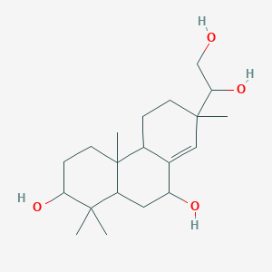 7-(1,2-dihydroxyethyl)-1,1,4a,7-tetramethyl-3,4,4b,5,6,9,10,10a-octahydro-2H-phenanthrene-2,9-diol