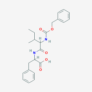 (2S)-2-[(2S,3S)-2-{[(benzyloxy)carbonyl]amino}-3-methylpentanamido]-3-phenylpropanoic acid