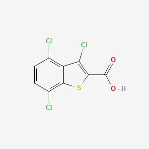 3,4,7-Trichloro-1-benzothiophene-2-carboxylic acid