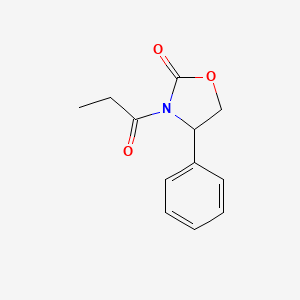 molecular formula C12H13NO3 B13387106 (4R)4phenyl3propanoyloxazolidin2one 