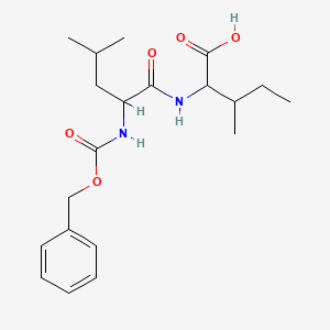 molecular formula C20H30N2O5 B13387122 3-Methyl-2-[[4-methyl-2-(phenylmethoxycarbonylamino)pentanoyl]amino]pentanoic acid 