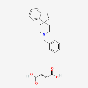 molecular formula C24H27NO4 B13387125 1'-Benzyl-2,3-dihydrospiro[indene-1,4'-piperidine] maleate 