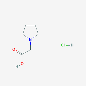 molecular formula C6H12ClNO2 B1338714 2-(Pyrrolidin-1-Yl)Acetic Acid Hydrochloride CAS No. 6628-74-6