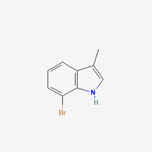 molecular formula C9H8BrN B1338718 7-溴-3-甲基-1H-吲哚 CAS No. 86915-22-2