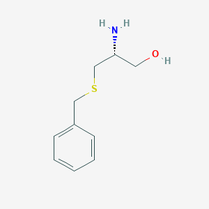 molecular formula C10H15NOS B1338736 (R)-2-Amino-3-(benzylthio)propan-1-ol CAS No. 85803-43-6