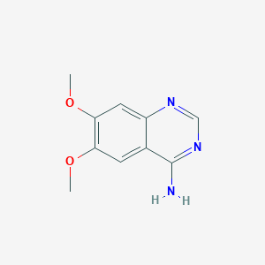 molecular formula C10H11N3O2 B1338742 6,7-二甲氧基喹唑啉-4-胺 CAS No. 21575-13-3