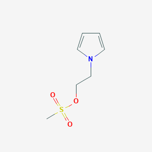 molecular formula C7H11NO3S B1338749 2-(1H-pyrrol-1-yl)ethyl methanesulfonate 