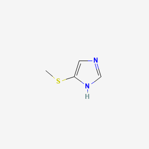 molecular formula C4H6N2S B1338758 4-(Methylthio)-1H-imidazole CAS No. 83553-60-0