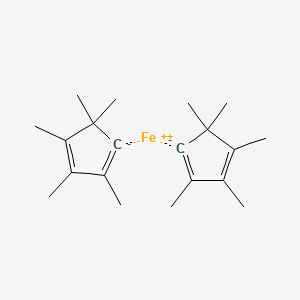 Bis(2,3,4,5,5-pentamethylcyclopenta-1,3-dien-1-yl)iron