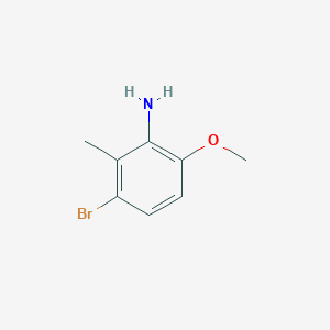 molecular formula C8H10BrNO B1338762 3-溴-6-甲氧基-2-甲基苯胺 CAS No. 786596-55-2