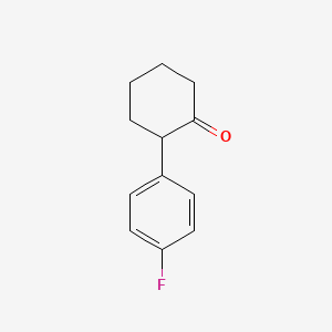 molecular formula C12H13FO B1338763 2-(4-Fluorophenyl)cyclohexanone CAS No. 59227-02-0