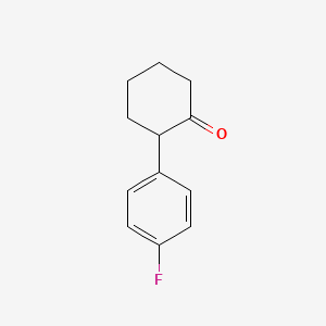 molecular formula C12H13FO B1338763 2-(4-Fluorphenyl)cyclohexanon CAS No. 59227-02-0