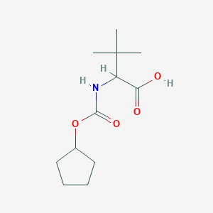 2-(Cyclopentyloxycarbonylamino)-3,3-dimethylbutanoic acid