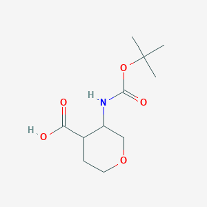 cis-3-Boc-amino-tetrahydro-pyran-4-carboxylic acid