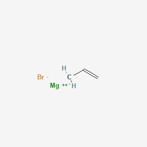 molecular formula C3H5BrMg B13387749 magnesium;prop-1-ene;bromide 