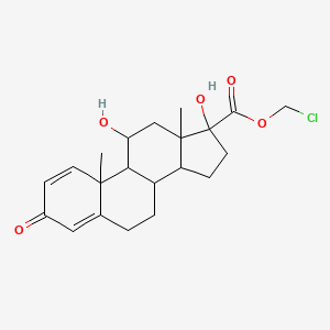 Chloromethyl 11,17-dihydroxy-3-oxoandrosta-1,4-diene-17-carboxylate