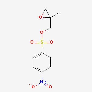 molecular formula C10H11NO6S B13387765 (2-Methyloxiran-2-yl)methyl (R)-4-Nitrobenzenesulfonate 