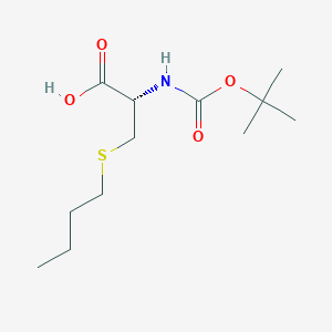 molecular formula C12H23NO4S B13387766 Boc-(S)-butyl-D-Cys 