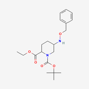 Ethyl (2S,5R)-1-Boc-5-[(benzyloxy)amino]piperidine-2-carboxylate