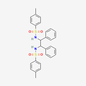 molecular formula C28H28N2O4S2 B13387786 4-methyl-N-[2-[(4-methylphenyl)sulfonylamino]-1,2-diphenylethyl]benzenesulfonamide 