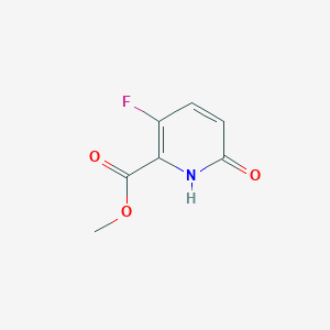 molecular formula C7H6FNO3 B13387791 Methyl 3-fluoro-6-oxo-1,6-dihydropyridine-2-carboxylate 