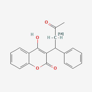 molecular formula C19H16O4 B13387797 [14C]Warfarin 