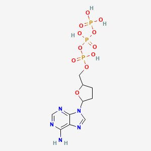 [[5-(6-Aminopurin-9-yl)oxolan-2-yl]methoxy-hydroxyphosphoryl] phosphono hydrogen phosphate