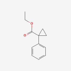 molecular formula C12H14O2 B1338785 Ethyl 1-phenylcyclopropanecarboxylate CAS No. 87328-17-4