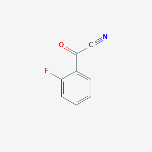 molecular formula C8H4FNO B1338786 2-氟苯甲酰氰化物 CAS No. 80277-41-4