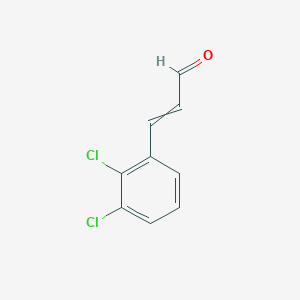 molecular formula C9H6Cl2O B13387880 3-(2,3-Dichlorophenyl)acrylaldehyde 