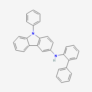 N-([1,1'-Biphenyl]-2-yl)-9-phenyl-9H-carbazol-3-amine