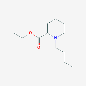 molecular formula C12H23NO2 B133879 Ethyl 1-butylpiperidine-2-carboxylate CAS No. 149442-04-6