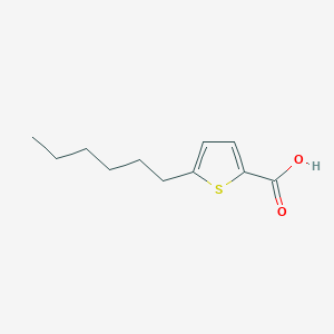 molecular formula C11H16O2S B1338790 5-己基-2-噻吩甲酸 CAS No. 90619-86-6
