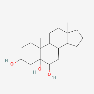 10,13-Dimethyl-1,2,3,4,6,7,8,9,11,12,14,15,16,17-tetradecahydrocyclopenta[a]phenanthrene-3,5,6-triol