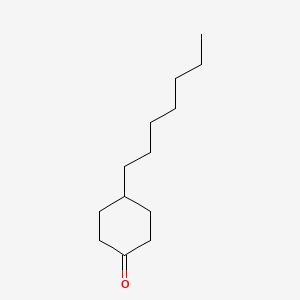 molecular formula C13H24O B1338795 4-Heptylcyclohexanone CAS No. 16618-75-0