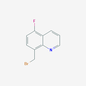 molecular formula C10H7BrFN B1338808 8-(Bromomethyl)-5-fluoroquinoline CAS No. 88474-21-9