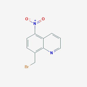 molecular formula C10H7BrN2O2 B1338810 8-(Bromomethyl)-5-nitroquinoline CAS No. 89159-94-4