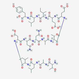 molecular formula C69H110N16O26 B13388100 H-DL-xiThr-DL-Ala-DL-Leu-DL-xiIle-DL-Asp-DL-Asn-DL-Asn-DL-Ala-DL-xiThr-DL-Glu-DL-Glu-DL-xiIle-DL-Leu-DL-Tyr-OH 