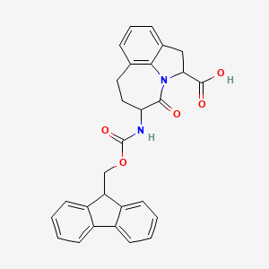 (2S,5S)-5-(Fmoc-amino)-4-oxo-1,2,4,5,6,7-hexahydroazepino[3,2,1-hi]indole-2-carboxylic Acid