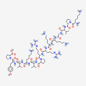 H-Lys-Pro-Val-Gly-Lys-Lys-Arg-Arg-Pro-Val-Lys-Val-Tyr-Pro-OH