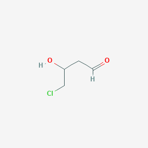 molecular formula C4H7ClO2 B13388140 (s)-4-Chloro-3-hydroxybutanal 