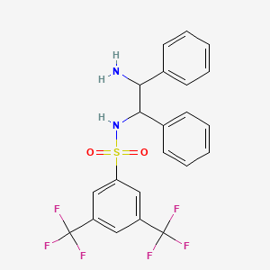 1R,2R-N-[3,5-bis(trifluoromethyl)]benzene sulfonamide-1,2-diphenyl ethylenediamine