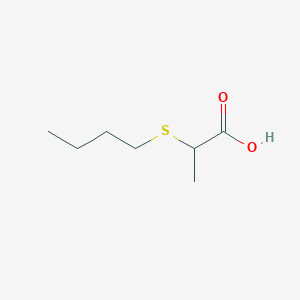 molecular formula C7H14O2S B1338820 2-(Butylsulfanyl)propanoic acid CAS No. 88802-61-3