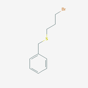 molecular formula C10H13BrS B1338833 {[(3-Bromopropyl)sulfanyl]methyl}benzene CAS No. 88738-51-6