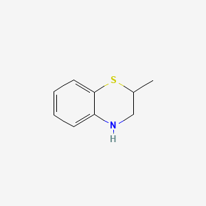molecular formula C9H11NS B1338835 2-methyl-3,4-dihydro-2H-1,4-benzothiazine CAS No. 58960-00-2