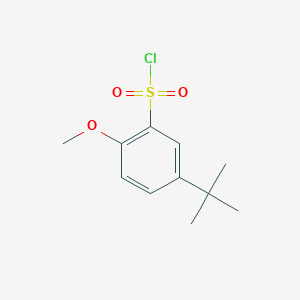 molecular formula C11H15ClO3S B1338845 5-tert-Butyl-2-methoxybenzenesulfonyl chloride CAS No. 88041-83-2