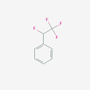 molecular formula C8H6F4 B1338847 (1,2,2,2-Tetrafluoroethyl)benzene CAS No. 56424-23-8