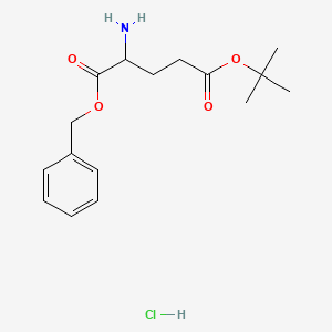 1-O-benzyl 5-O-tert-butyl 2-aminopentanedioate;hydrochloride