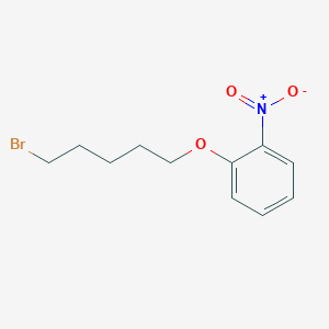 molecular formula C11H14BrNO3 B1338849 苯，1-[(5-溴戊基)氧基]-2-硝基- CAS No. 88138-55-0